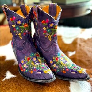 OLD GRINGO SORA VOILET BOOTS SIZE 9B